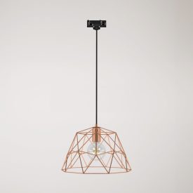 Dome lamp on rail
