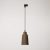 Suspended lamp Bottiglia with shade and rail adapter
