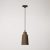 Suspended lamp Bottiglia with shade and rail adapter