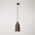 Suspended lamp Bottiglia with shade and rail adapter