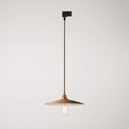 Suspended lamp with ceramic shade Piatto
