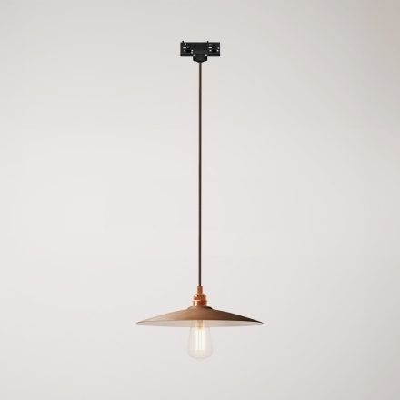 Suspended lamp with ceramic shade Piatto