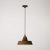 Ceramic pendant lamp for rail, with Industriale lampshade