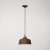 Coppa pendant lamp with shade and rail adapter