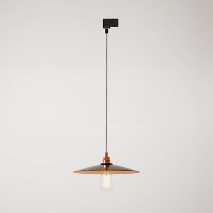Suspended lamp with ceramic shade Piatto