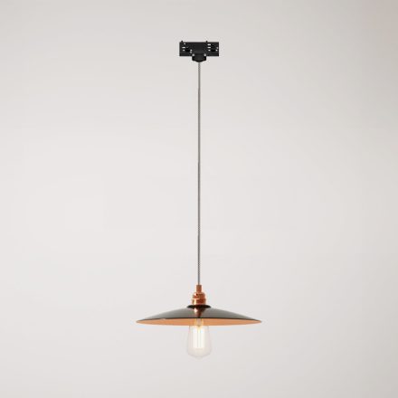 Suspended lamp with ceramic shade Piatto