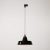 Ceramic pendant lamp for rail, with Industriale lampshade
