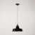 Ceramic pendant lamp for rail, with Industriale lampshade