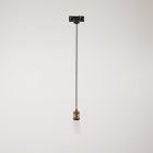 Vintage lamp with braided cable