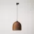 Track-mounted lamp Campana M with ceramic shade