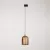 Rail-mounted lamp with ceramic mini Campana lampshade