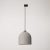 Track-mounted lamp Campana M with ceramic shade