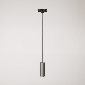 Suspended lamp Tub-E14 with shade for rail