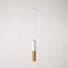 Track-mounted pendant lamp Tub-E14 with double shade