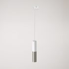 Track-mounted pendant lamp Tub-E14 with double shade