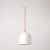 Track-mounted lamp Campana M with ceramic shade