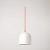 Track-mounted lamp Campana M with ceramic shade