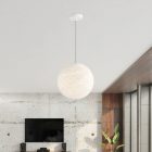 Suspended lamp with spherical lampshade