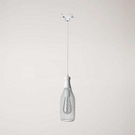 Suspended lamp Magnum bottle with shade for rail