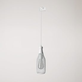 Suspended lamp Magnum bottle with shade for rail