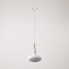 Rail-mounted pendant lamp with 7 cm cable clamp