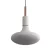 Suspended lamp with textile cable, metal details and 7 cm cable clamp - Made in Italy - Bulb included