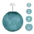 Suspended lamp with spherical lampshade