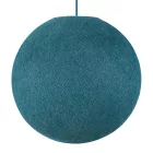 Suspended lamp with spherical lampshade