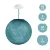 Suspended lamp with spherical lampshade