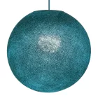 Suspended lamp with spherical lampshade
