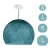 Suspended lamp with dome lampshade