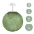 Suspended lamp with spherical lampshade