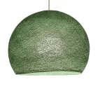 Suspended lamp with dome lampshade