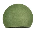 Suspended lamp with dome lampshade