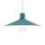 Italian-made pendant lamp with fabric cable, Swing Pastel lampshade and metal finish