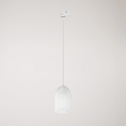 Ghostbell pendant lamp with shade for rail