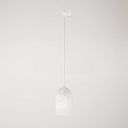 Ghostbell pendant lamp with shade for rail