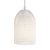 Suspended lamp with textile cable, Ghostbell lampshade and metal details - Made in Italy - Bulb included