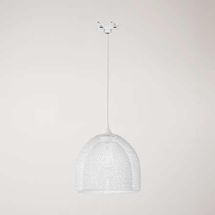 Ghostbell XL cage shade pendant lamp for rail