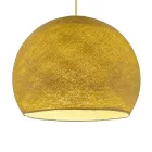 Suspended lamp with dome lampshade
