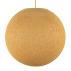 Suspended lamp with spherical lampshade