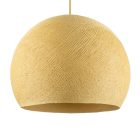 Suspended lamp with dome lampshade