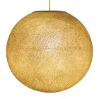 Suspended lamp with spherical lampshade
