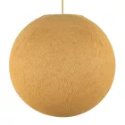 Suspended lamp with spherical lampshade