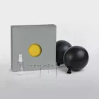 Suspended lamp with spherical lampshade