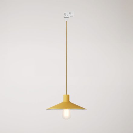 Swing Pastel pendant lamp with shade for rail systems