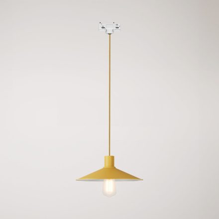 Swing Pastel pendant lamp with shade for rail systems