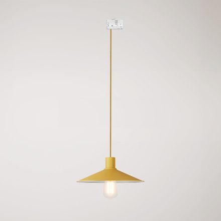 Swing Pastel pendant lamp with shade for rail systems