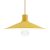 Italian-made pendant lamp with fabric cable, Swing Pastel lampshade and metal finish