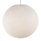 Suspended lamp with spherical lampshade